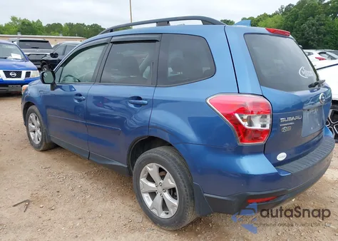 2016 Subaru Forester 2.5I Premium from USA, damaged, VIN JF2SJADC4GH460758